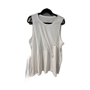 Old Navy Active White Tunic Tank Size XL